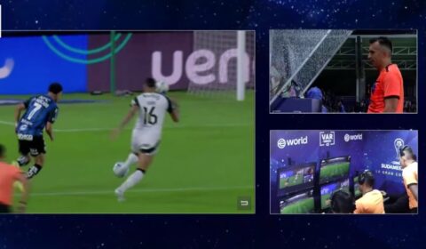 Del Valle x Atlético: árbitro explica por que discordou do VAR e marcou pênalti