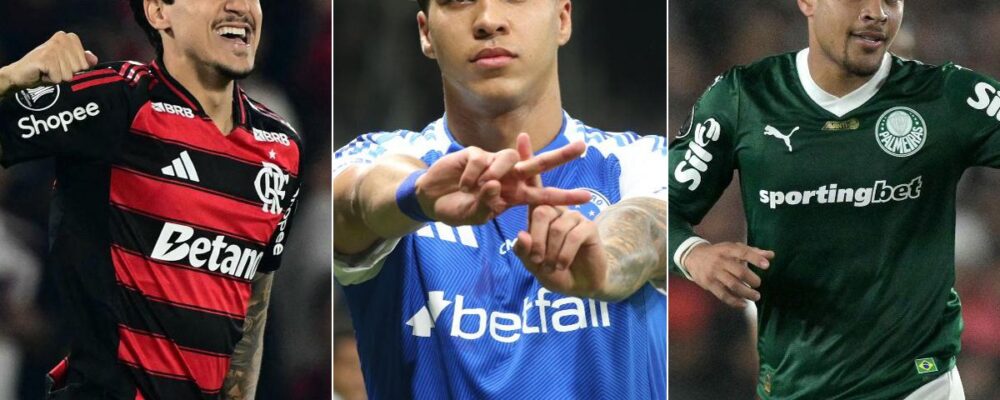 De quantos pontos Palmeiras, Flamengo e Cruzeiro precisam pelo título brasileiro?