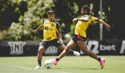 Como foi o último treino do Atlético antes da semifinal da Sul-Americana?
