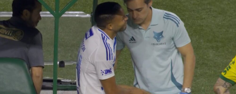 Cruzeiro: a lesão detectada em Wanderson após dura entrada de Gustavo Gómez