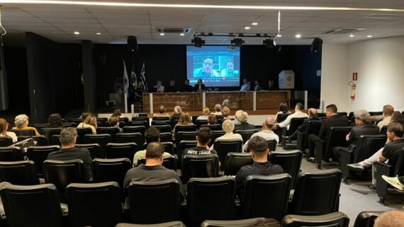 Assembleia geral constituinte do Museu do Galo, que será construído pelo Atlético na Arena MRV (foto: Lucas Bretas/No Ataque)