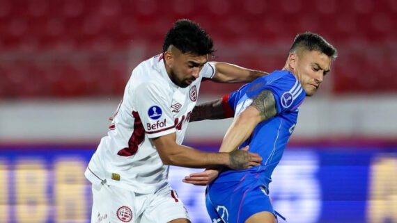 Lanús venceu La U na ida da semifinal da Sul-Americana (foto: Divulgação/La U)