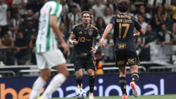 Lance do jogo entre Atlético e Juventude na Arena MRV (foto: Edesio Ferreira/EM/D.A Press)