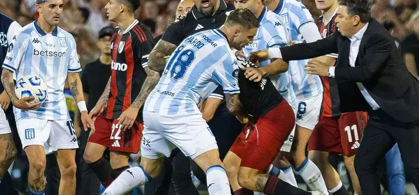 Briga marca queda de rival do Fla na Libertadores em revés para o River pela Copa Argentina