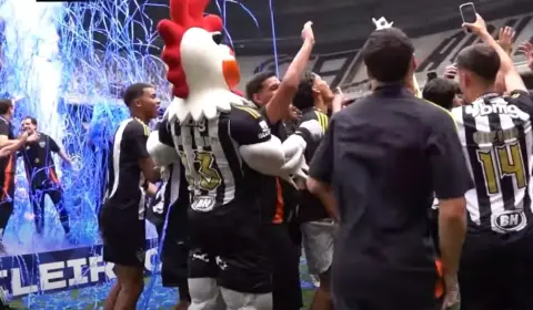 CBF pede desculpas ao Atlético-MG por efeito azul na premiação Sub-17