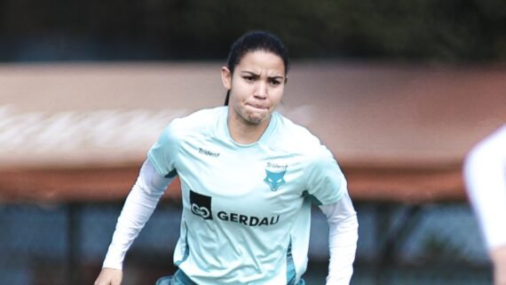 Lorena Bedoya, jogadora do Cruzeiro (foto: Gustavo Martins/Cruzeiro)
