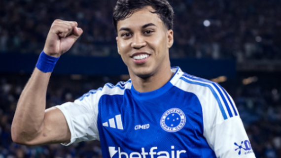 Kaio Jorge, artilheiro do Cruzeiro em 2025 (foto: Gustavo Aleixo/Cruzeiro)