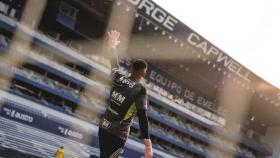 Atlético encerrou preparação no Estádio George Capwell (foto: Pedro Souza / Atlético)