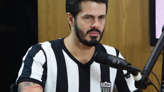Fael Lima, representante da torcida do Atlético no Alterosa Esporte (foto: Gladyston Rodrigues/EM/D.A. Press)