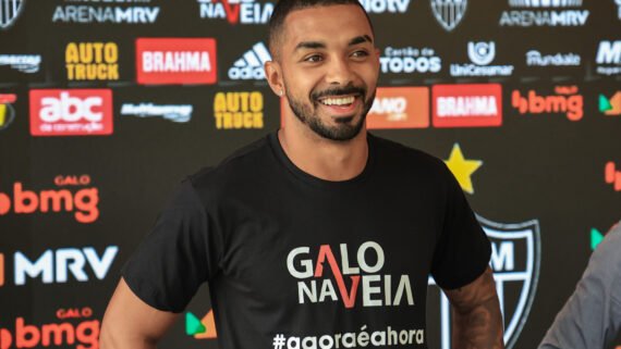 Paulo Henrique chegou ao Atlético em janeiro de 2023 (foto: Pedro Souza/Atlético)