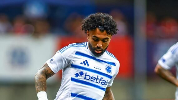 Gabigol, camisa 9 do Cruzeiro (foto: Maurício Simões/Cruzeiro)