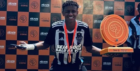 Jovem promessa do Atlético-MG aguarda a sonhada estreia pelo Galo