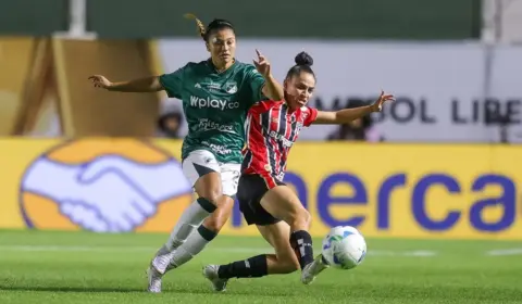 LIBERTADORES FEMININA: São Paulo para no Deportivo Cali e se despede nas quartas de final