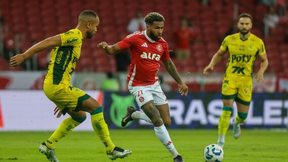Internacional e Mirassol empatam por 1 a 1 no Beira-Rio (foto: Ricardo Duarte/Internacional)