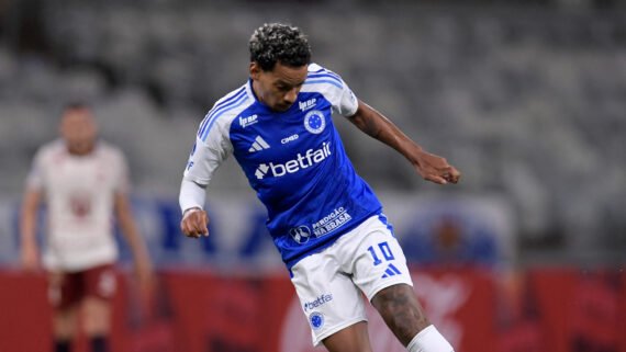 Matheus Pereira, jogador do Cruzeiro (foto: Douglas Magno/AFP)
