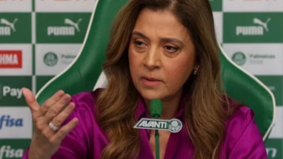 Leila Pereira, presidenta do Palmeiras (foto: Cesar Greco/Palmeiras)