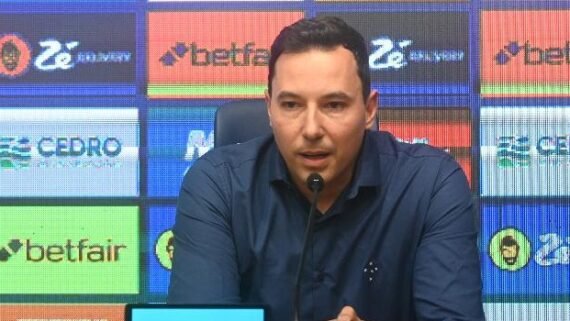 Pedro Junio é o vice-presidente de futebol do Cruzeiro (foto: Leandro Couri/EM D.A Press)