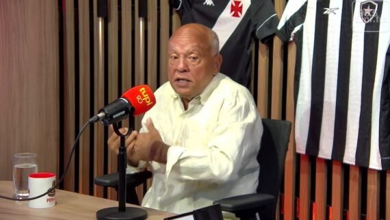 Reinaldo, lenda do Atlético, em programa da Tupi Esportes (foto: Reprodução/YouTube/Tupi Esportes)