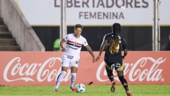 São Paulo perdeu para o Colo-Colo por 1 a 0 (foto: Divulgação / Conmebol)
