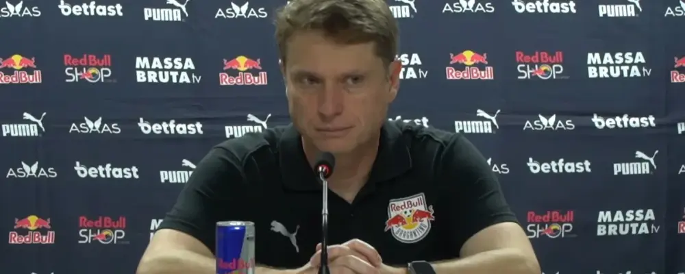 Seabra analisa o tropeço do Bragantino contra o Palmeiras: “Acho que é uma lição importante”