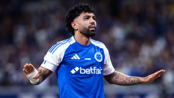 Gabigol, atacante do Cruzeiro, no Mineirão (foto: Gustavo Aleixo/Cruzeiro)