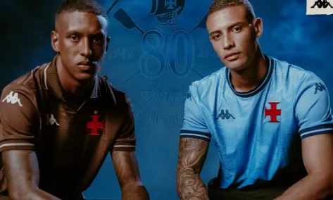 Vasco lança terceiro uniforme marrom em homenagem histórica