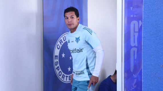 Volante argentino Lucas Romero é o estrangeiro com mais jogos pelo Cruzeiro (foto: Gladyston Rodrigues/EM/D.A Press)
