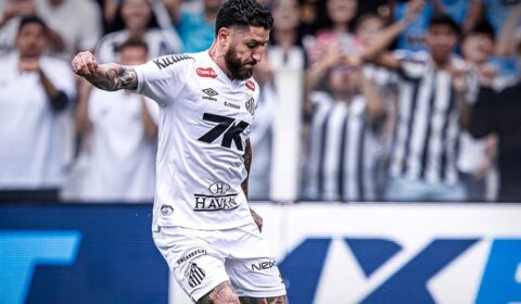 Neymar participa de gol, e Santos empata com Fortaleza no Brasileiro