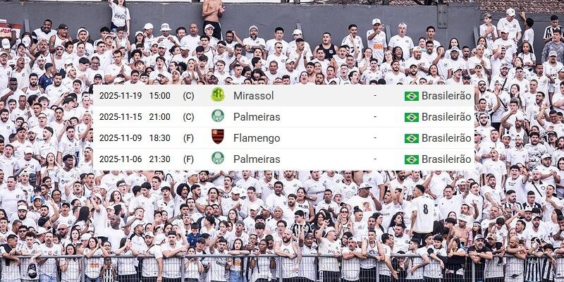 Complicou? Gigante que luta contra Z4 tem série contra Fla, Palmeiras e Mirassol