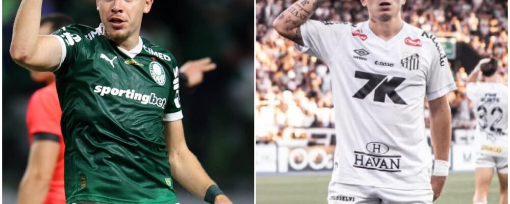 Palmeiras x Santos: onde assistir, horário e escalações pelo Brasileiro