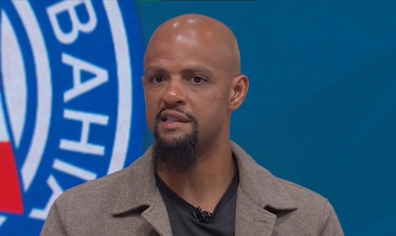 Felipe Melo, comentarista do Grupo Globo - (foto: Reprodução/SporTV)