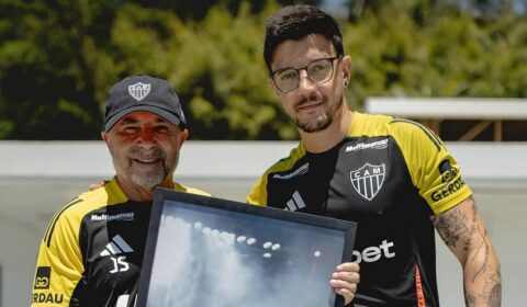 Sampaoli agradece fotógrafos por registros no Atlético: ‘Momento magnífico’