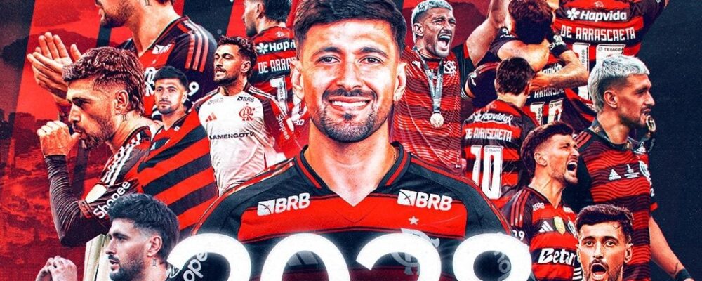 Arrascaeta renova com o Flamengo: ‘Uma das notícias mais felizes da minha carreira’