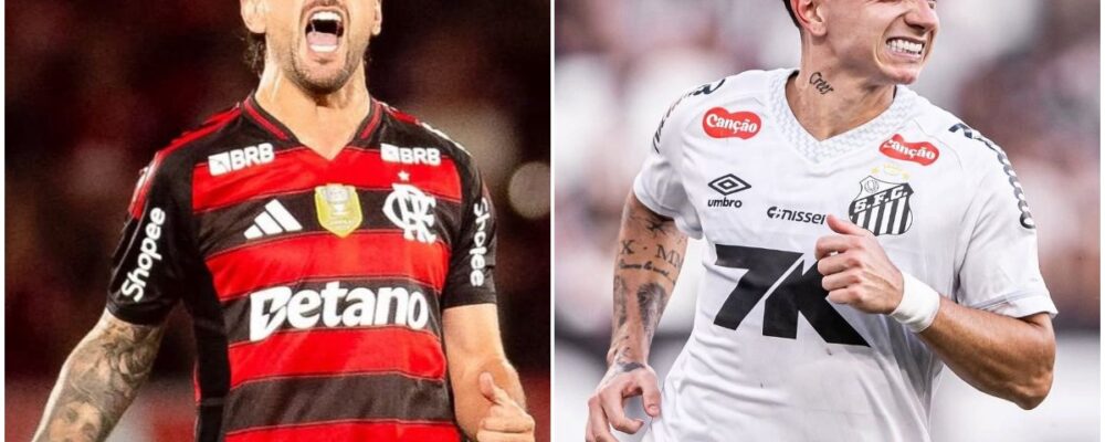 Flamengo x Santos: onde assistir e escalações pelo Brasileiro