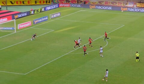 Sport x Atlético: Rony perde chance cara a cara com goleiro na Ilha do Retiro