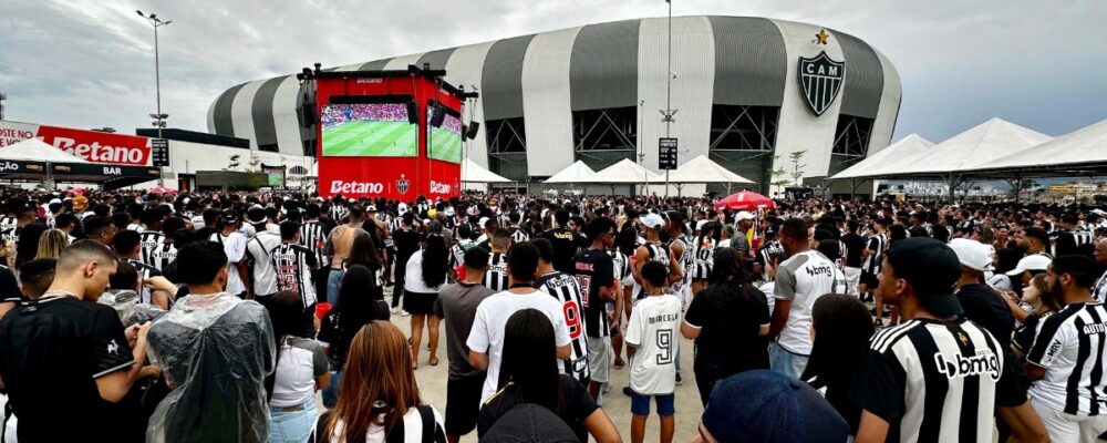 Atlético fará evento com transmissão da final da Sul-Americana na Arena MRV?