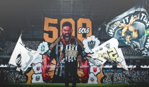 500 gols: Atlético homenageia Hulk na Arena MRV; assista ao vídeo