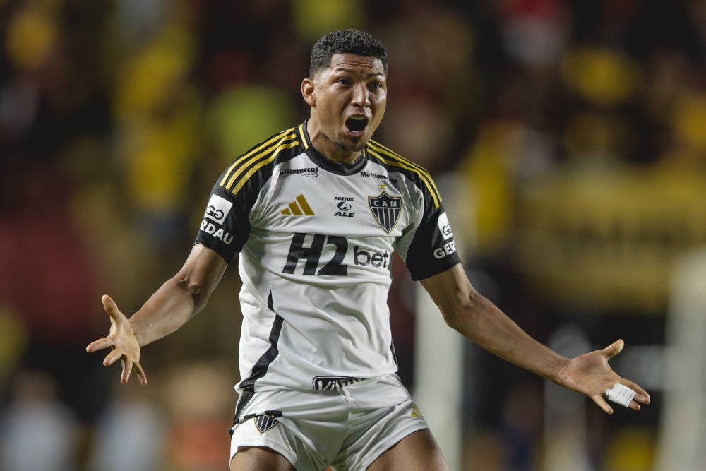 Rony comemora gol pelo Atlético (foto: Pedro Souza/Atlético)
