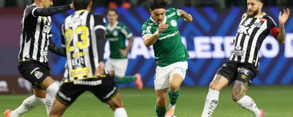 Confira onde assistir Santos x Palmeiras pelo Brasileirão
