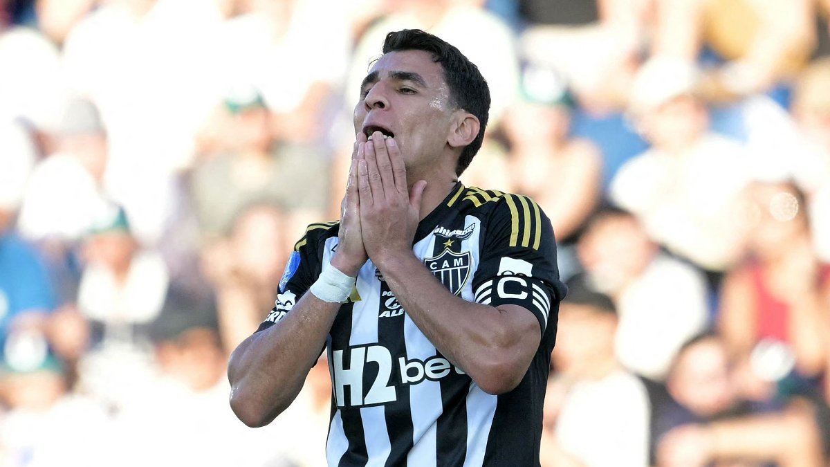 Junior Alonso, zagueiro do Atlético - (foto: JUAN MABROMATA / AFP) Junior Alonso, zagueiro do Atlético - (foto: JUAN MABROMATA / AFP)