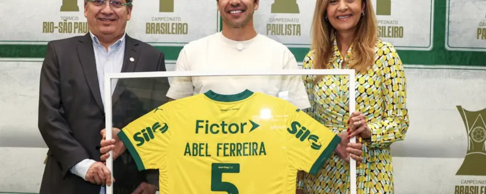 Abel é homenageado pelos 5 anos no Palmeiras e se declara a Leila: ‘Estima muito grande’