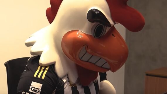 Galo Doido, mascote do Atlético (foto: Reprodução/CAM)