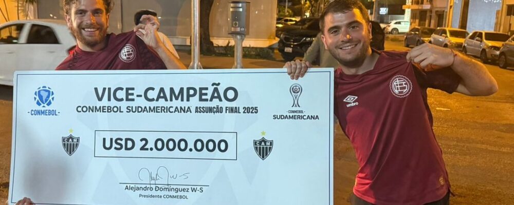 Atlético ‘esquece’ cheque de premiação e é provocado por torcedores do Lanús