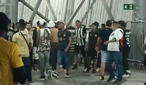 Atlético x Flamengo tem relatos de ‘infiltrados’ e agressões na Arena MRV; vídeos