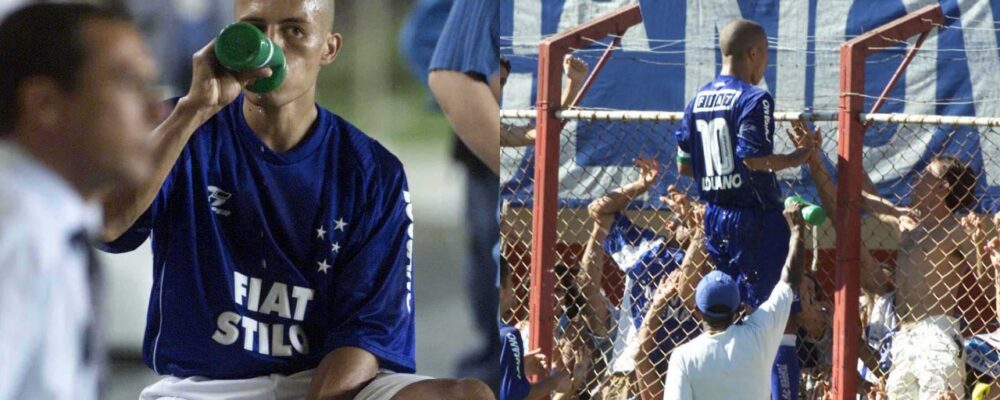Camisa 10 e capitão do Cruzeiro: veja fotos raras de Alex em 2003