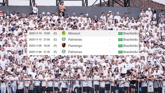 Sequência de jogos do Santos (foto: Divulgação/Santos e OGol)