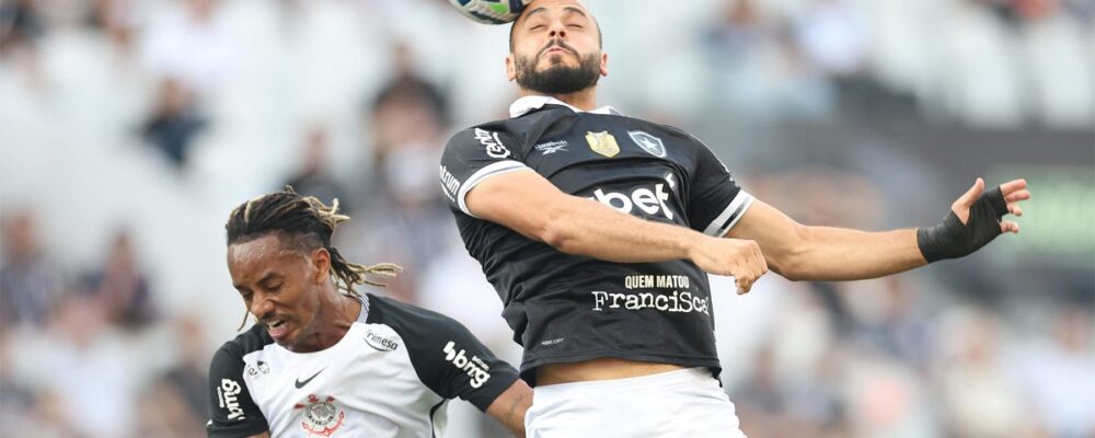 Corinthians leva susto, mas busca empate com o Botafogo