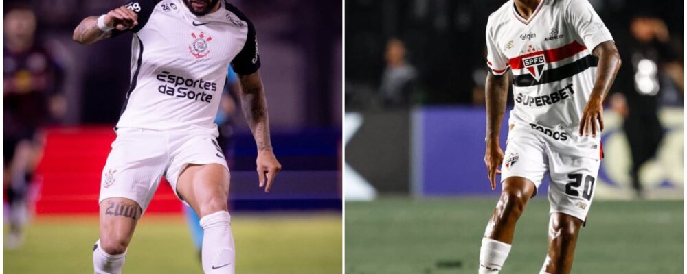 Corinthians x São Paulo: onde assistir e escalações pelo Brasileiro