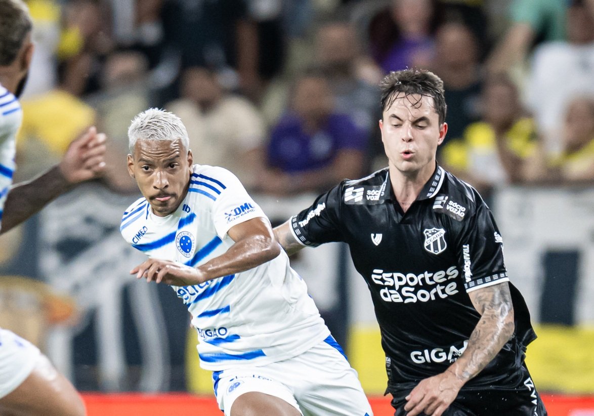 Foto do jogo entre Ceará e Cruzeiro (foto: Samuel Andrade/Cruzeiro)