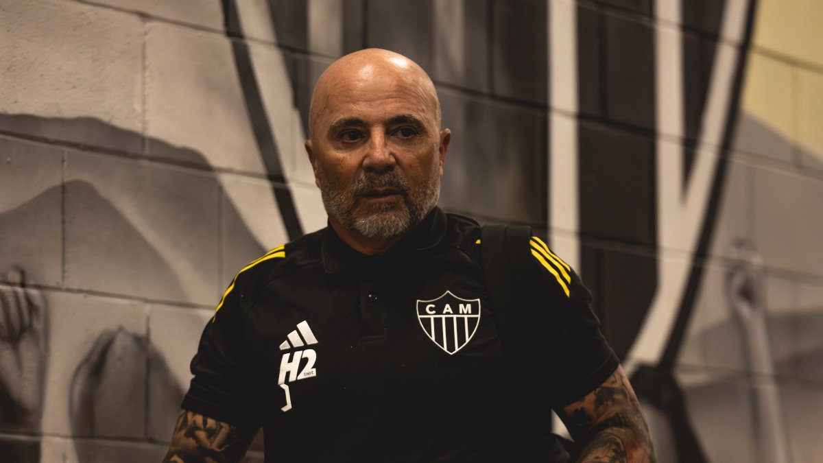 Sampaoli, técnico do Atlético (foto: Pedro Souza/Atlético)